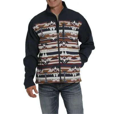 Cinch® Men's Aztec Printed Navy Bonded Jacket MWJ1583001 • $87.97