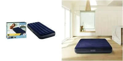 Dura Beam Inflatable Air Bed Mattress Fiber Technology Camping Sleepover  • £24.99