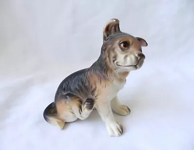 Vintage Lefton SCRATCHING DOG Porcelain Figurine H8081 Made In Japan • $15.99