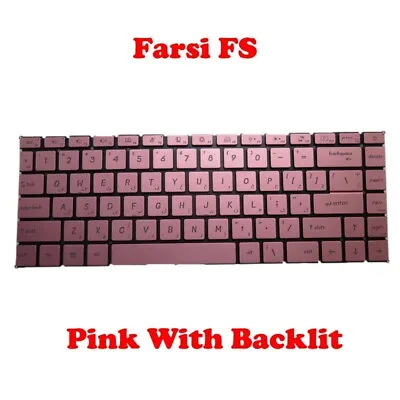Backlit Keyboard For MSI Modern 15-A10 A10M A10RAS A10RBS MS-1551 Farsi FS Pink • $23