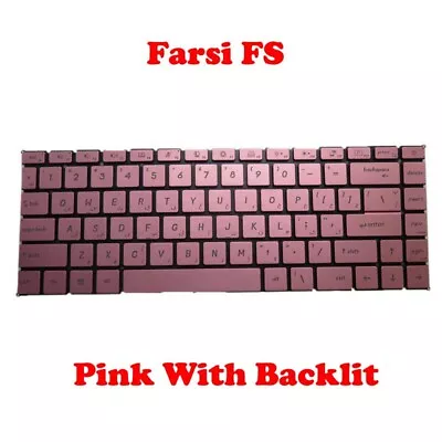 Keyboard For MSI Prestige 14-A10S A10SC A10RB A10RAS A10RBS P14 Farsi FS Pink • $20