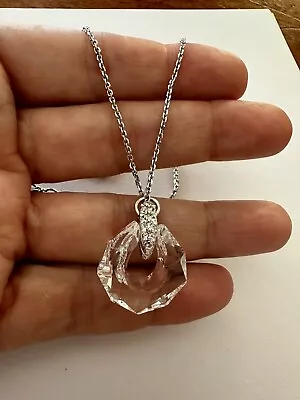 Genuine Swarovski Crystal Pendant (2.6x 2.1cm) & Chain Necklace 36-47cm As New • $149