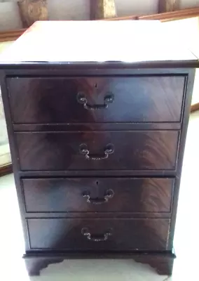 Antique-style Reproduction Mahogany 2 Drawer Filing Cabinet • £10