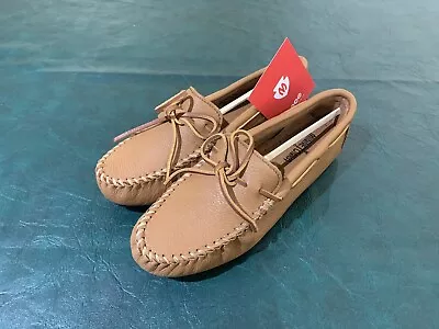 NEW - Minnetonka Moosehide Driver Moccasins Size US9 • $51.72