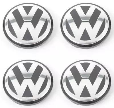 NEW 2003-2010 VW GOLF - FOUR ALLOY WHEEL HUB CENTRE CAP UNIT 55mm 1J0601171XRW • $105.77