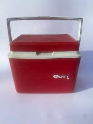 Vintage 1980's Gott 8 Red Personal Ice Cooler Model #1908 - Pre-owned • $26.55