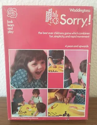 Vintage - Sorry - Board Game - Waddingtons • £15