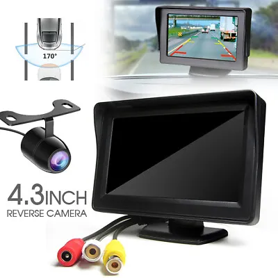 Reverse Camera Reversing Camera Rear Night Vision View Kit Waterproof HD Monitor • $22.99