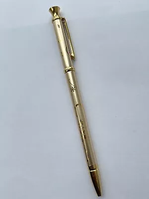 MIKIMOTO Pearl Ballpoint Pen Gold USED Conditions No Box • $14.99