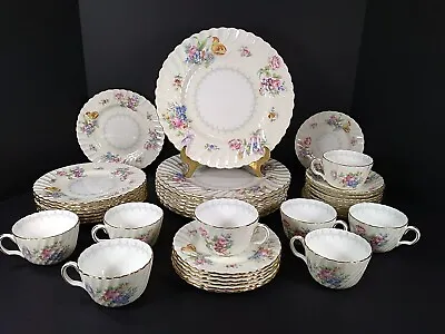 Beautiful Vintage English Minton Bala Bone China Set 39 Pieces Exquisite! • $400