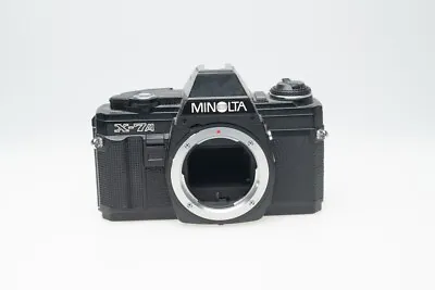 Minolta X-7A Black Film Camera Body AS IS/Untested - 0420 • $30