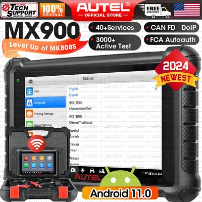 Autel MaxiCheck MX900 2024 Scanner All System Diagnostic Scan Tool 40+ Service • $529