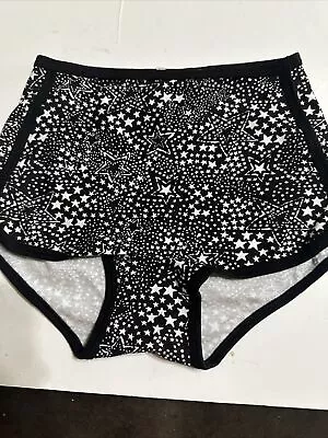 Victoria Secret Black White Stars Boy Short Boxer ST11226906 Size S • $8.50