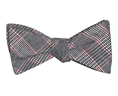 Ellis Tie Company Self Tie Bow Tie Black Red White • $3.99