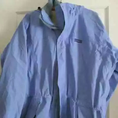 Patagonia Goretex Blue Hooded Jacket Women’s Size Large Very Nice • $55