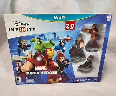 Disney Infinity Marvel Super Heroes 2.0 Wii U 1 Starter Pack Kit Nintendo • $19.54