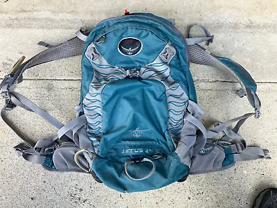 $79.95 • Buy Osprey Sirrus 24 Backpack Hiking Outdoor Teal Green Blue *FREE SHIPPING!*