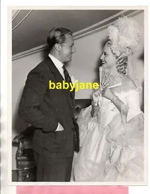 JEANETTE MacDONALD GENE RAYMOND ORIG 8X10 PHOTO VIST ON SET OF NEW MOON 1940 MGM • $34.99