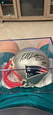 Patriots Autograph Mini Helmet COA Mike Vrabel • $99