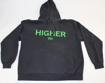 £68.21 • Buy Jay Z Beyonce Black Green On The Run OTR II Concert Tour Hoodie Sweat Shirt L