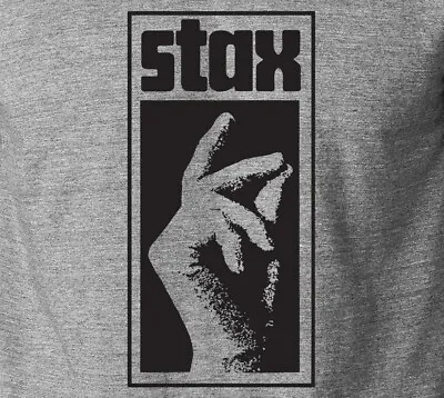 STAX Records Snapping Fingers T-Shirt Music Label Retro Vintage Music Tee • $14.95