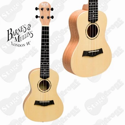 $195 • Buy Barnes & Mullins Bmuk6t Solid Top Tenor Spruce Mahogany Ukulele