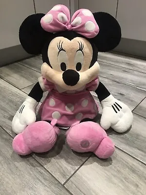 Disney Store Large Minnie Mouse  Plush 24” Very Good Condition • £5