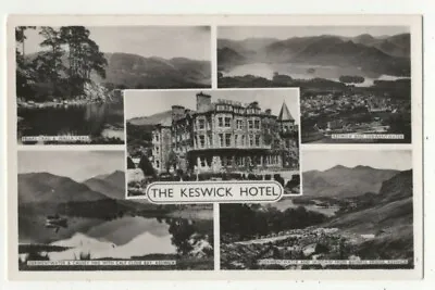 £2 • Buy The Keswick Hotel Cumbria Abraham Vintage Multiview RP Postcard 426c