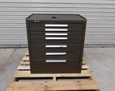 Kennedy Roller Cabinet Tool Box 7 Drawer 35 X 27 X 18 Steel Brown 277XB • $391.51