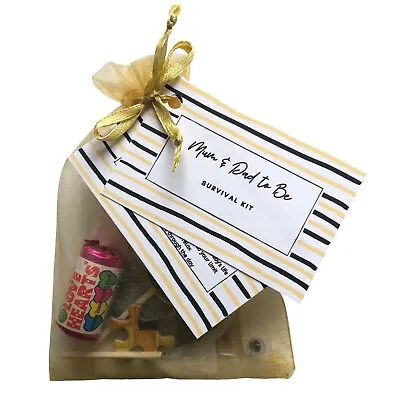 Expecting Parents Survival Kit - Fun Mum And Dad To Be Gift Item - Baby Shower • £4.49