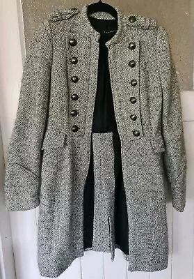 Zara Basic Womens Wool Blend Coat Size S • $33