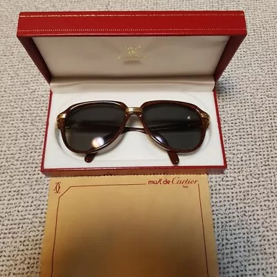 $1100 • Buy Cartier Vitesse 1991 Vintage Sunglasses Authentic /Pristine Condition. TOP