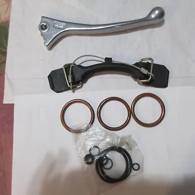 Motorcycle Parts Vintage Battery Strap Magura Lever Exhaust Pipe/Fuel Gaskets • $25