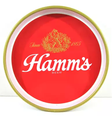 Vintage Hamm's Beer Red Tray Land Of Sky Blue Waters Beer Distributor Stock Mn • $49.99