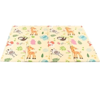 KandyToys Folding Wild Life Baby Play Mat | Thick Padded XPE Baby Crawl Mat |... • £14