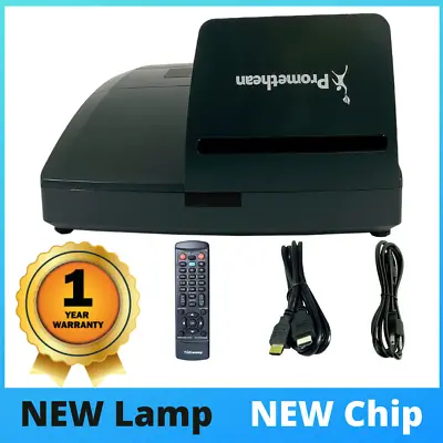 NEW Lamp NEW Chip- Promethean UST-P1 DLP Projector UST WXGA 3300 ANSI HD 3D HDMI • $195.50