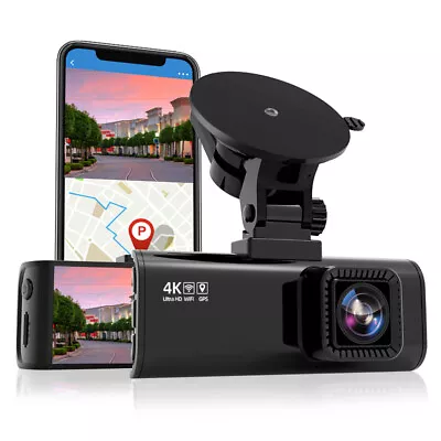 REDTIGER 4K Single Car Camera Dash Cam For Cars GPS WiFi Parking Monitor • $65.99