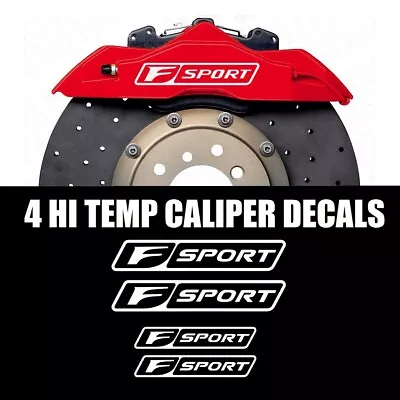 Lexus F Sport Caliper High Temp Decal Vinyl Sticker Automotive - 4 Stickers! • $11.99