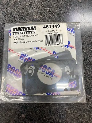 451449 Winderosa Fuel Pump Repair Kit For Mikuni Single Outlet Wafer Type • $9