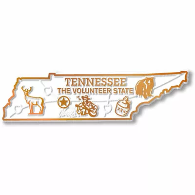 Tennessee Small State Magnet By Classic Magnets 3.5  X 1  • $5.99