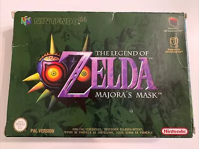 The Legend Of Zelda Majora's Mask - Boxed N64 Game - No Manual • £90