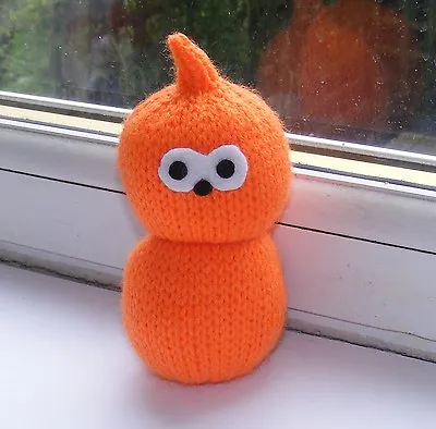  Hand Knitted EDF ENERGY MASCOT  ZINGY  SOFT TOY 6 Inches Tall • £6.50