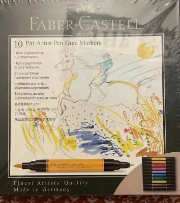 Faber Castell 10 Pitt Artist Pen Dual Markers • $40