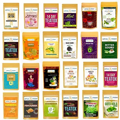 £5.69 • Buy Herbal Tea Selection Pure Green Tea Chai Spice Tea Detox Choose From 40+ Variety
