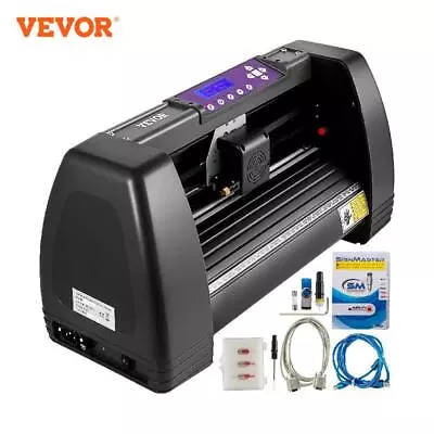 14 Inch Vinyl Cutter Machine 375mm Plotter Printer Cutting Digital LCD Display • $449.44