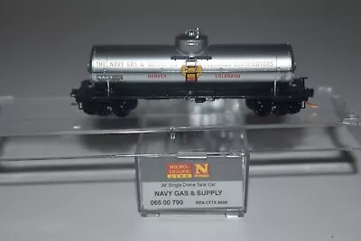 N Scale MTL 06500790 Navy Gas & Supply Single Dome Tank Car 8506 C28819 • $24.99