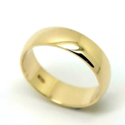 Kaedesigns 5mm Solid 9ct Yellow  375 Gold Wedding Band Ring Size N/7 To Z+4/15 • $423.30