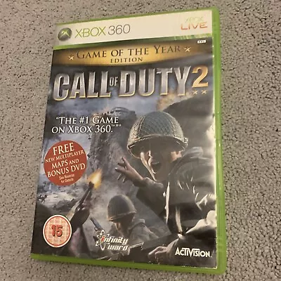 Call Of Duty 2 Game Of The Year Edition Xbox 360 Video Game Microsoft XBOX360 • £17