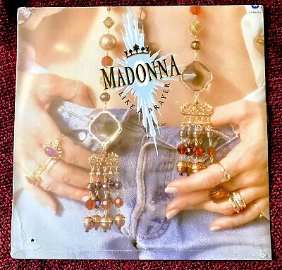 Madonna Sealed Mexico Like A Prayer Wb Logo Spanish Promo Song Title Patchouli • $185