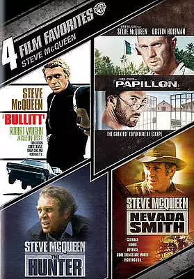 4 Film Favorites: Steve McQueen [The Hunter / Nevada Smith / Bullitt / Papillon] • $9.71